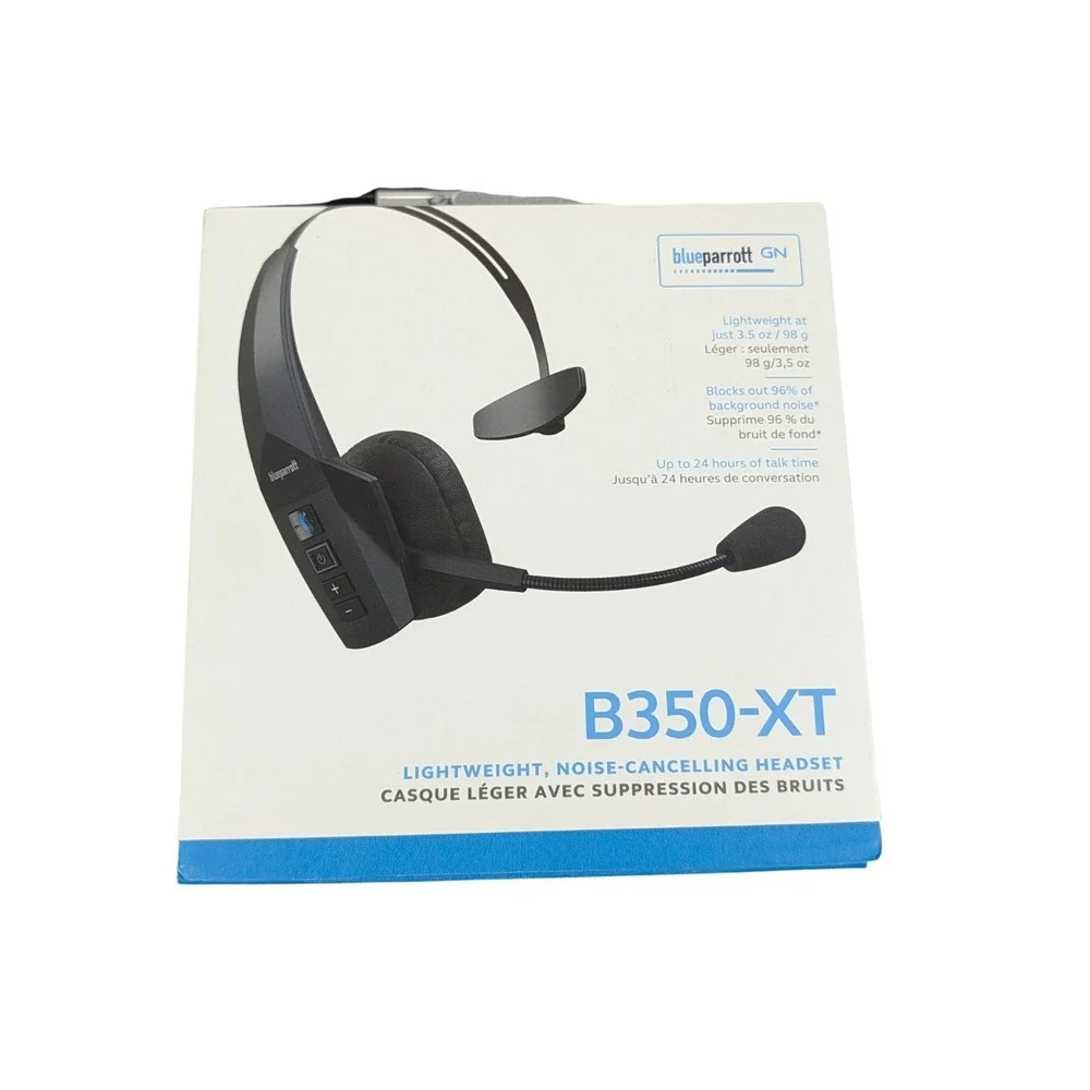 Qq1U BlueParrott B350-XT Noise Cancelling Wireless Bluetooth Headset USED